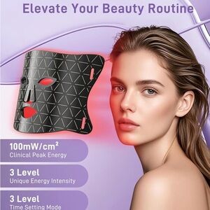 Advanced Black LED Skincare Mask